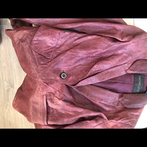 Rachel Zoe leather blazer - Picture 4 of 4